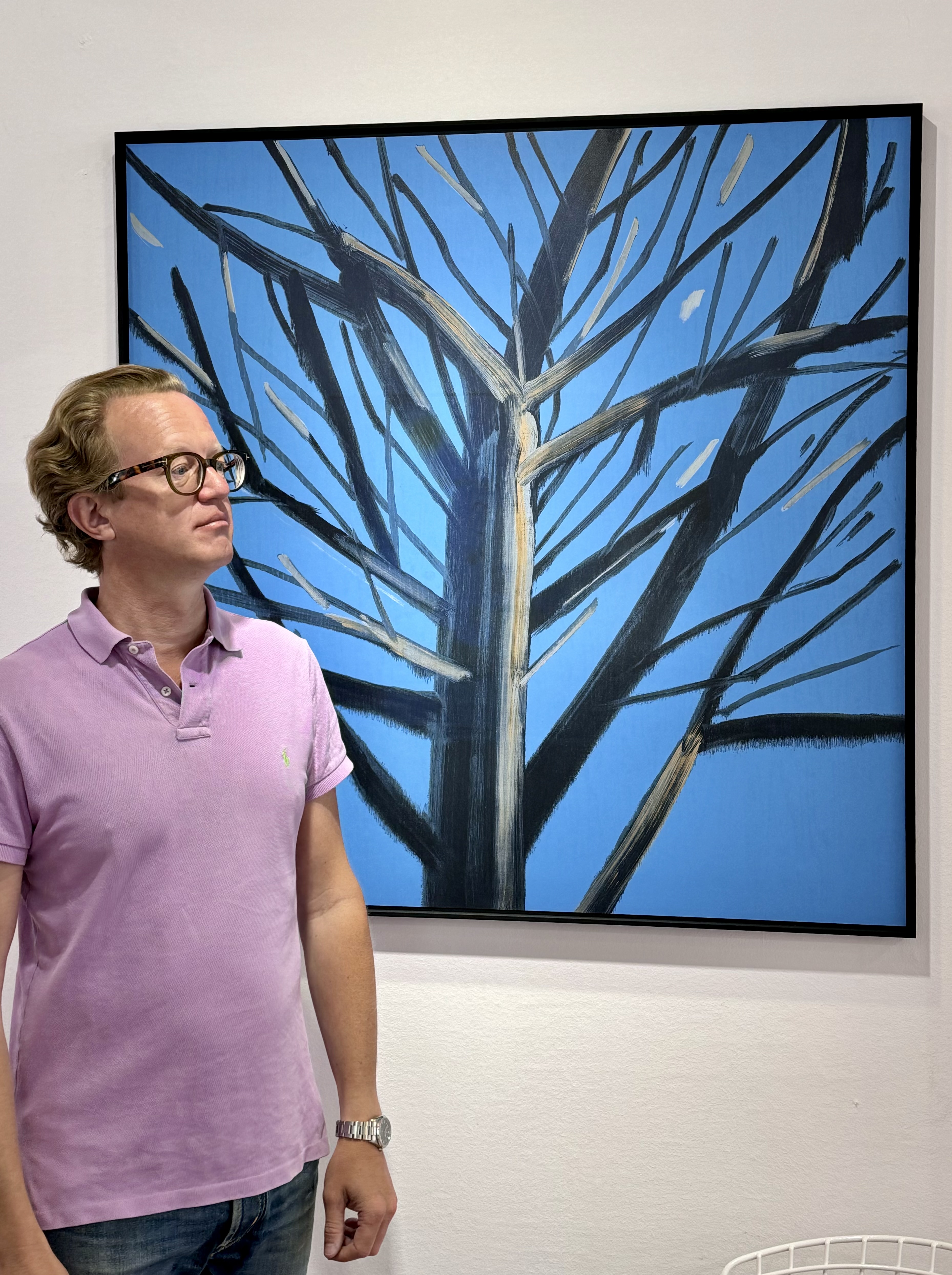 Alex Katz Seasons Tree 8 Installation View