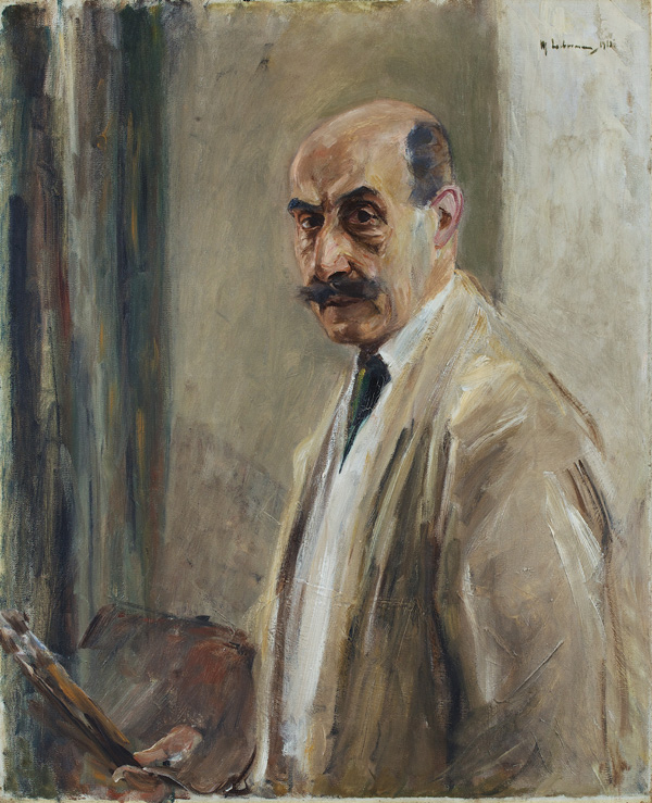 Max Liebermann Selbstbildnis mit Pinsel und Palette, 1913 Öl auf Leinwand, 89 × 72,3 cm  Kunstpalast, Düsseldorf, Foto: Horst Kolberg   