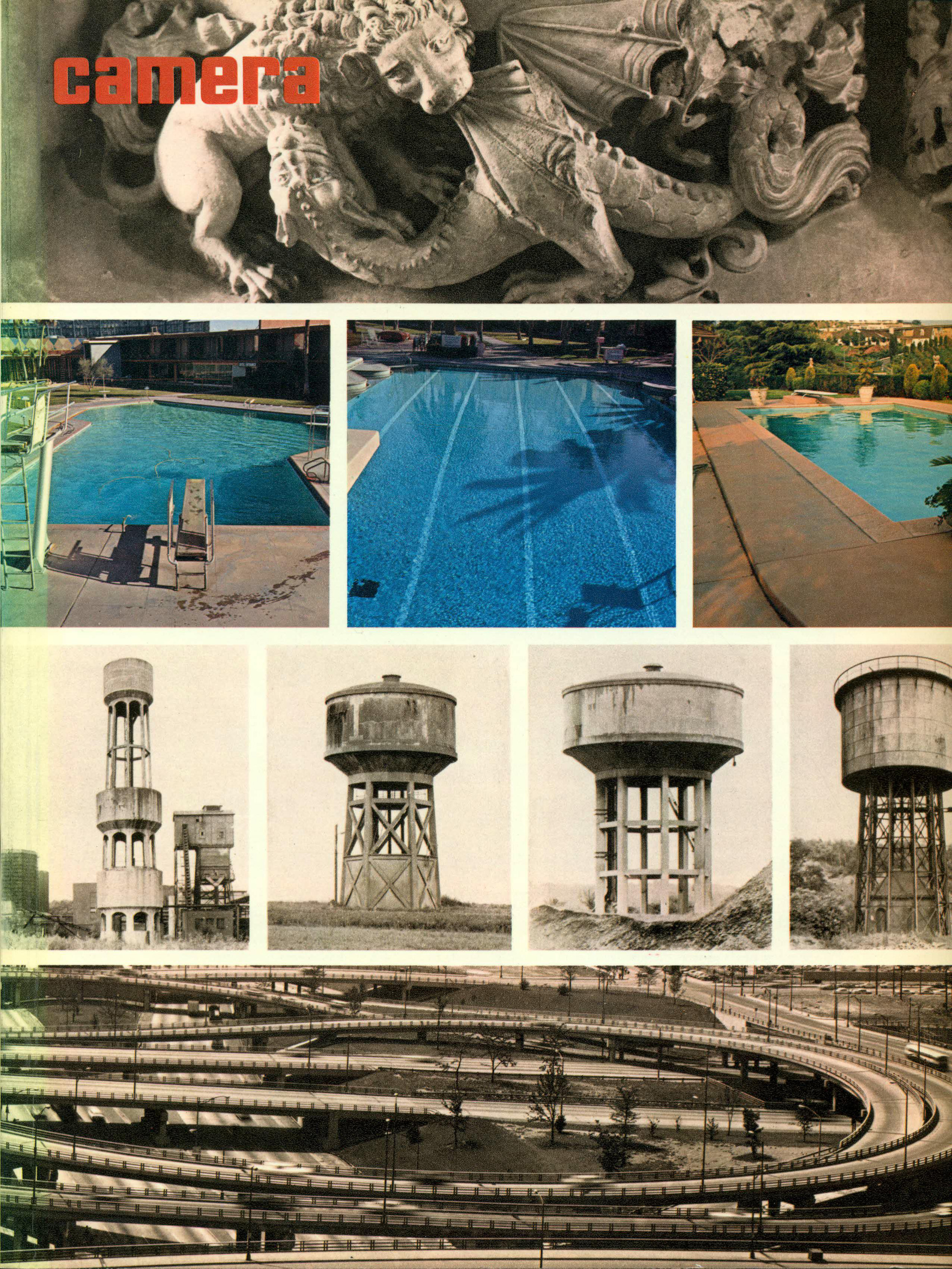  Camera Nr. 6, Juni 1972, C. J. Bucher Verlag Luzern, Schweiz, Titel. Evans, Platindruck; Ruscha, Ektachrome; Becher, Agfa; Sinsabaugh, Kodak Plus-X 