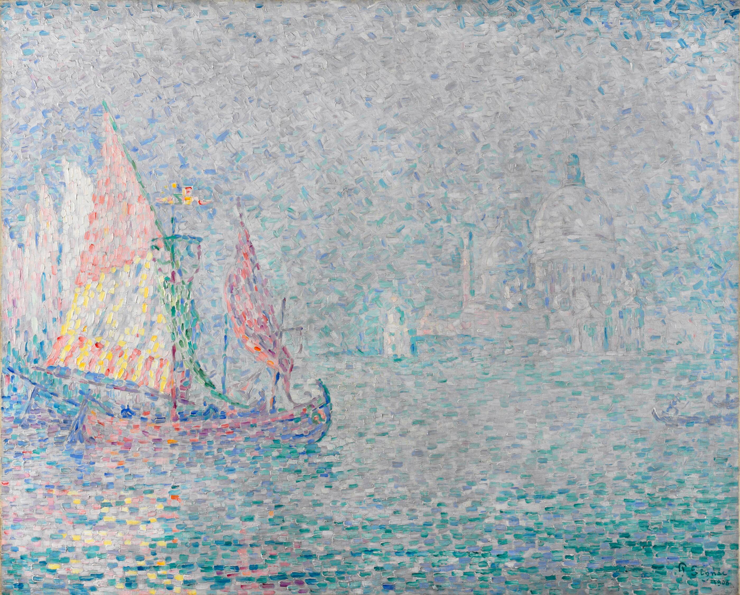 Paul Signac, St. Maria della Salute in Venedig, 1908, Öl auf Leinwand, Dauerleihgabe der Stadt Hannover © Landesmuseum Hannover