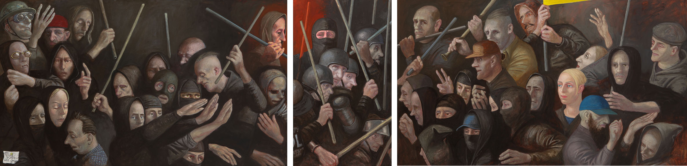 Das Treffen (Triptychon), 2016