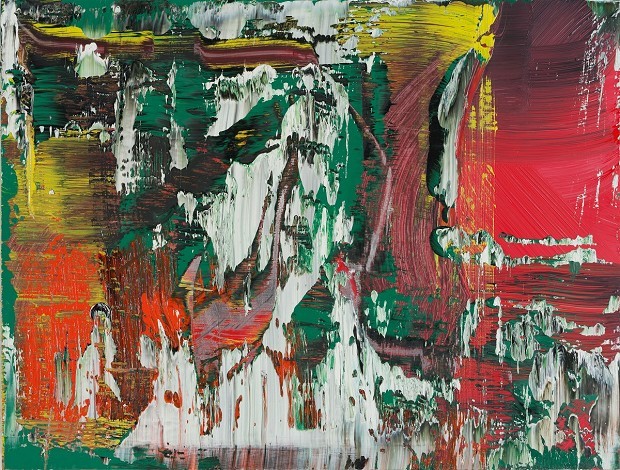 Gerhard Richter: Abstraktes Bild, 2016. Öl auf Aluminium. © Gerhard Richter 2016 (221116)