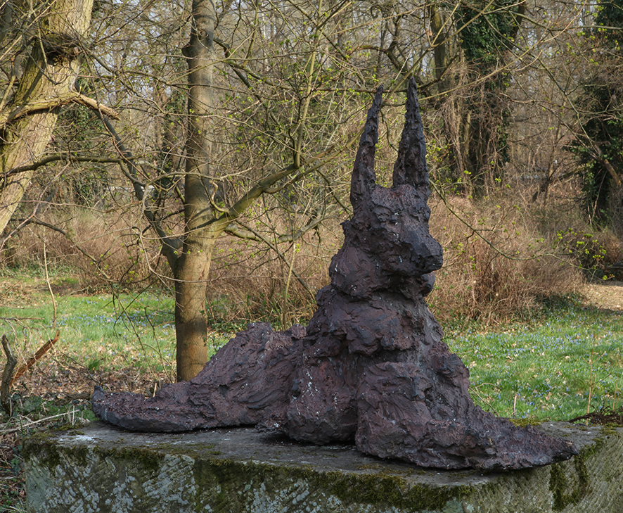 Sabina Grzimek - Liegender Che, 2009-11, Bronze, 85×145×60 cm, © Foto: Ilona Ripke