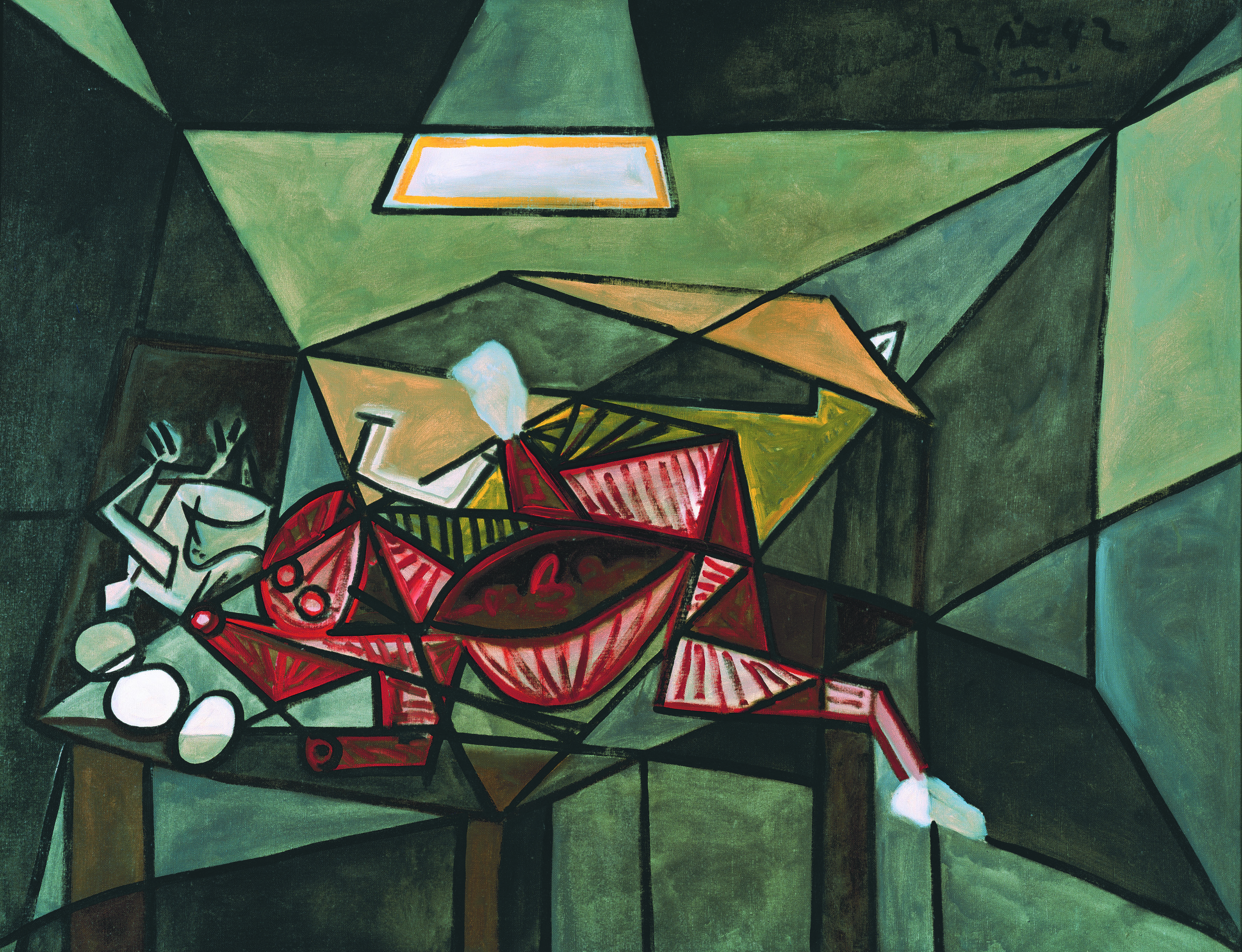 Pablo Picasso. Stillleben, 1942. Öl auf Leinwand, 89 x 116 cm. © Sammlung Würth / Succession Picasso / VG Bild-Kunst, Bonn 2016