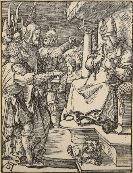 Albrecht Dürer, Christus vor Kaiphas, 1509-11, Sammlung Wörner.