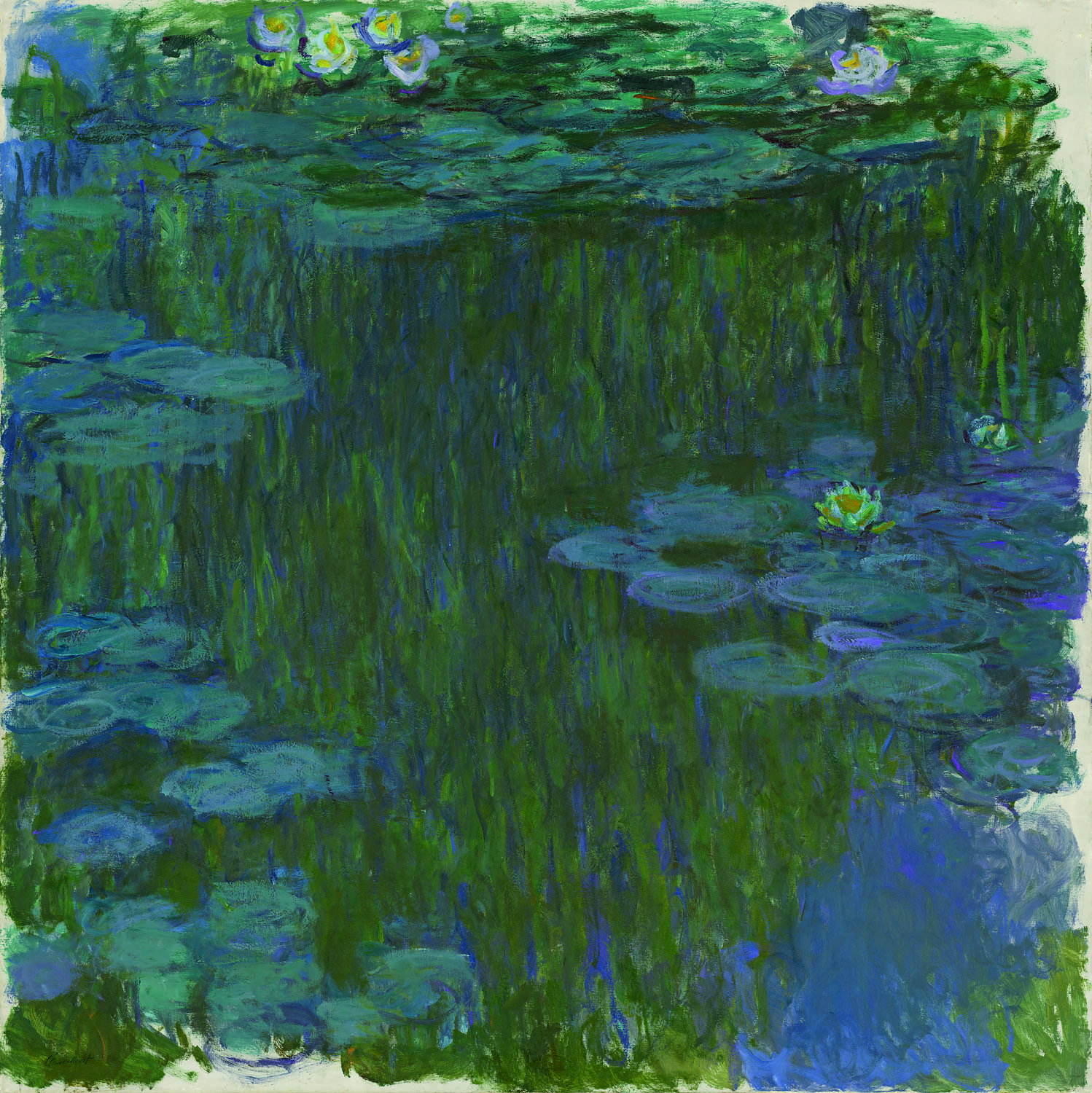 Claude Monet: Seerosen, 1914–1917, Privatsammlung, Scan: RECOM ART 