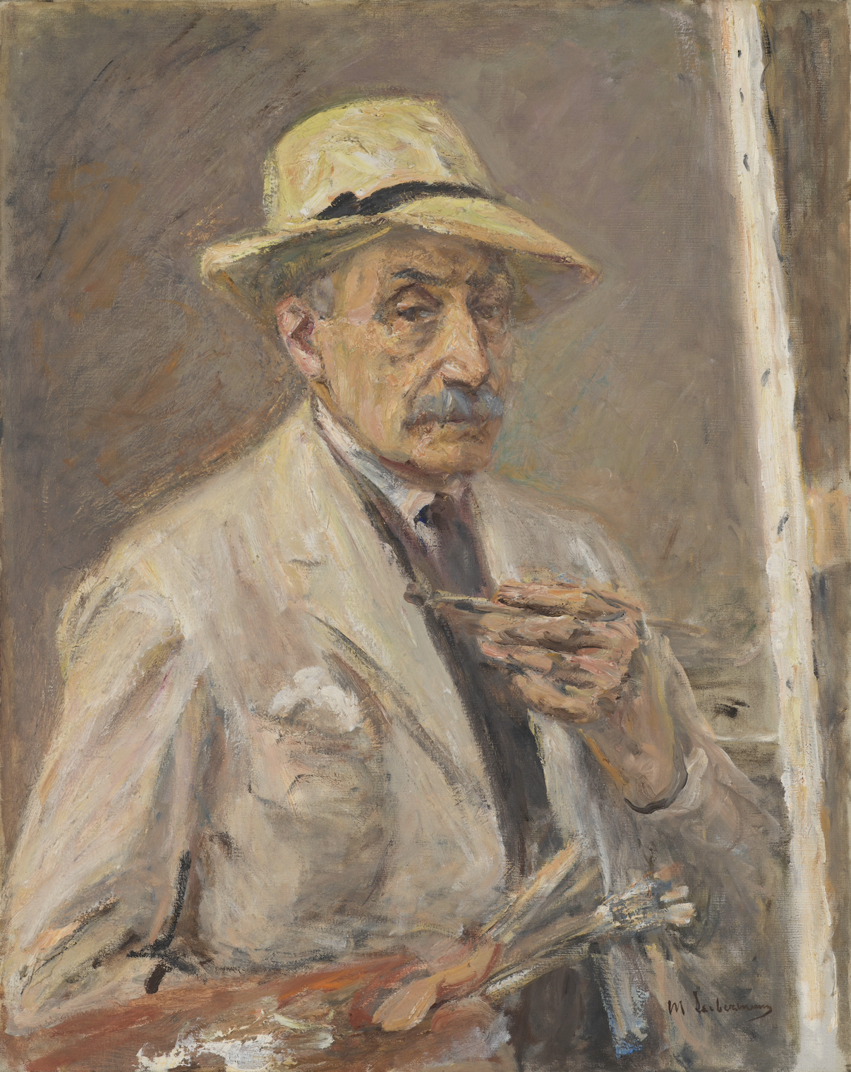 Max Liebermann Selbstbildnis, 1934 Öl auf Leinwand, 92,1 × 73,3 cm Tate, Schenkung Lord Marks 1935 © Photo: Tate