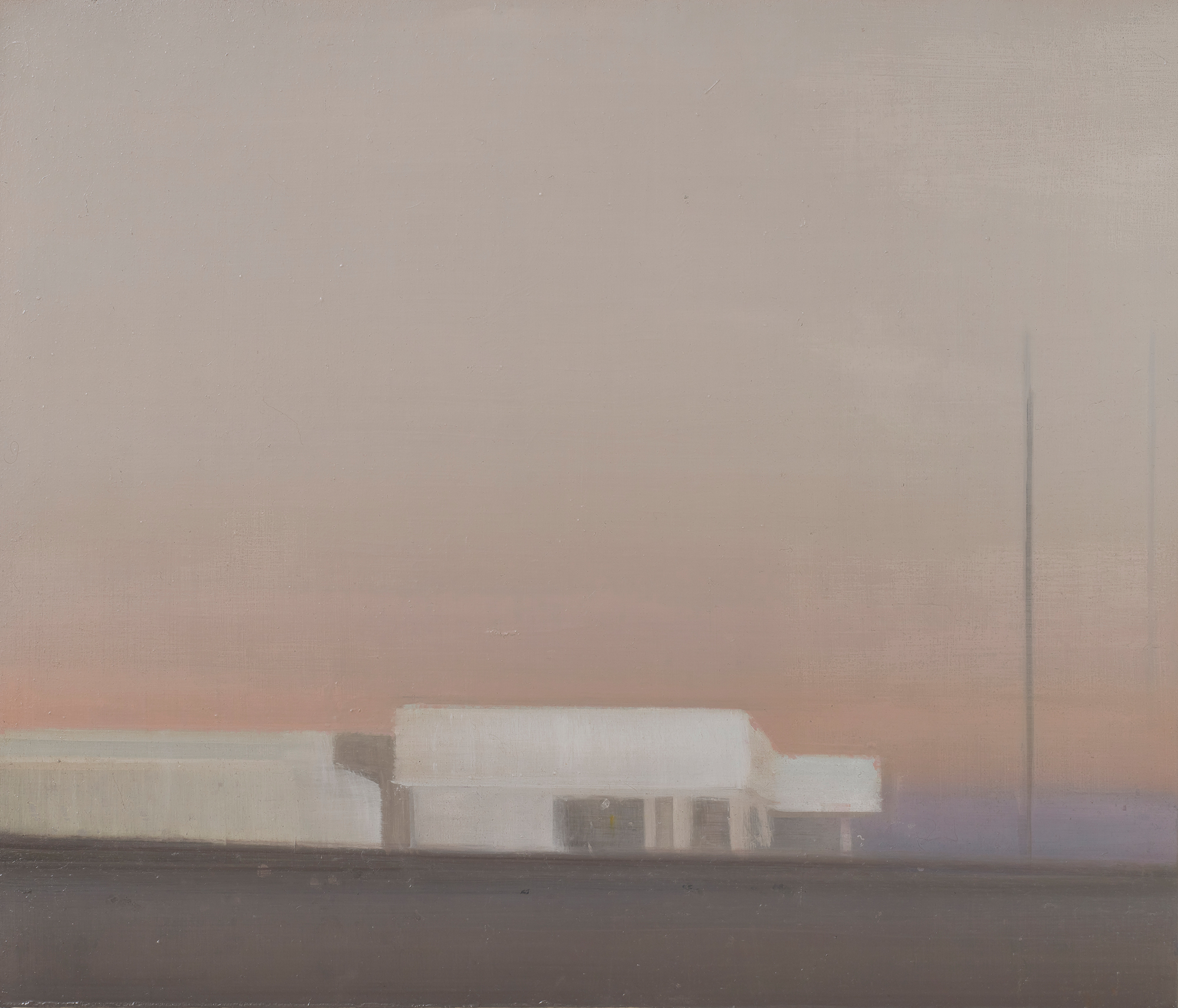Eric Keller - Schönbach, 2021,Öl auf Holz, 55 x 65 cm, Foto: Baldauf & Baldauf