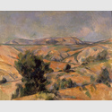 Paul Cezanne, Montagne Sainte-Victoire, von Gardanne aus gesehen, 1892-95, Yokohama Museum of Art