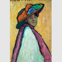 Gabriele Münter: Bildnis Marianne von Werefkin, 1909 Gabriele Münter- und Johannes Eichner Stiftung, München © VG Bild-Kunst, Bonn 2022 