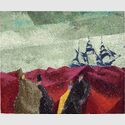 Lyonel Feininger, Rotes Meer und blaue Barke, 1912, Privatbesitz, © VG Bild-Kunst, Bonn 2025
