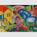 Franz Marc, Der Traum, 1912, Öl auf Leinwand, 100,5 × 135,5 cm, Museo Nacional Thyssen-Bornemisza, Madrid  Copyright: Nicht angegeben / Not specified